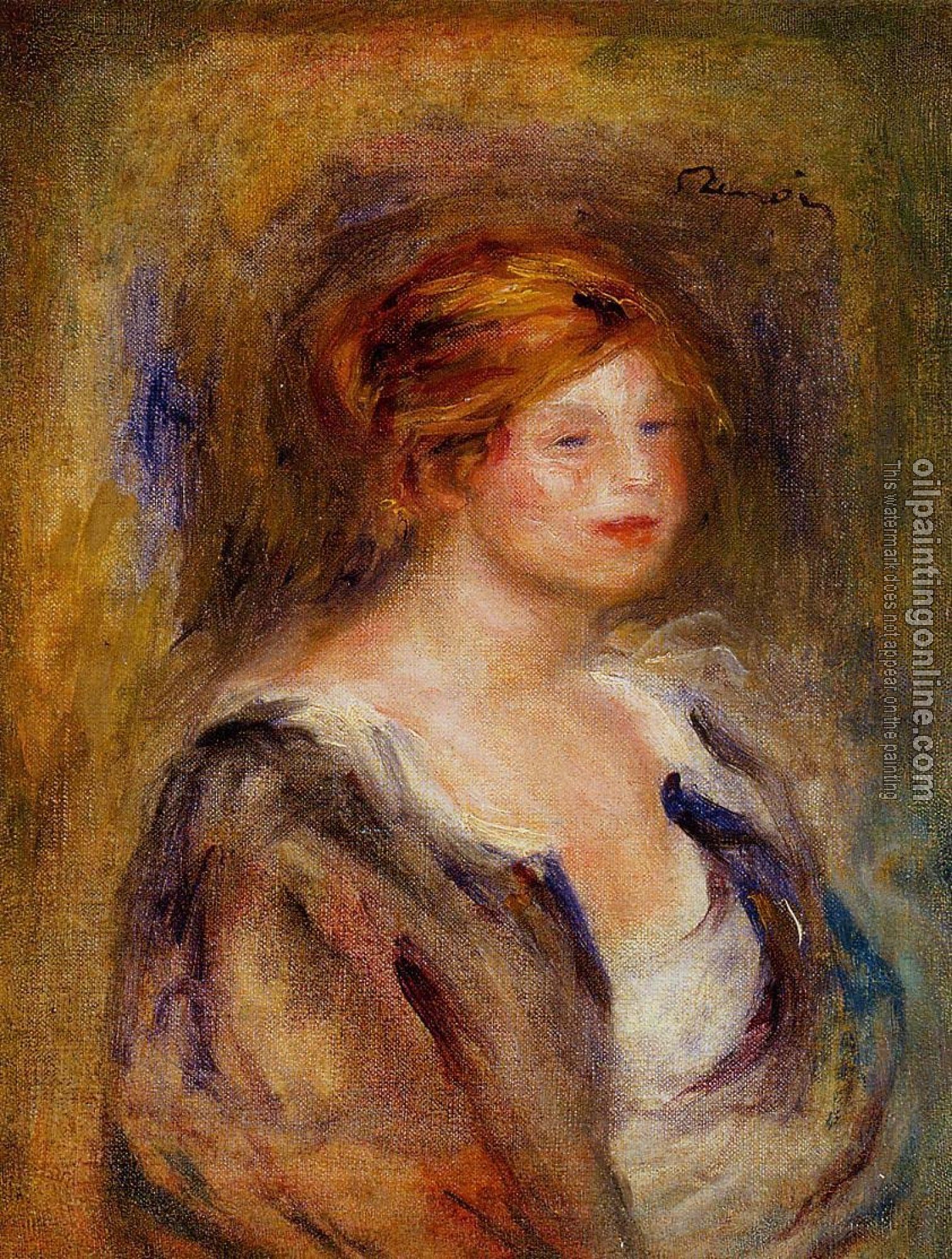 Renoir, Pierre Auguste - Head of a Blond Woman